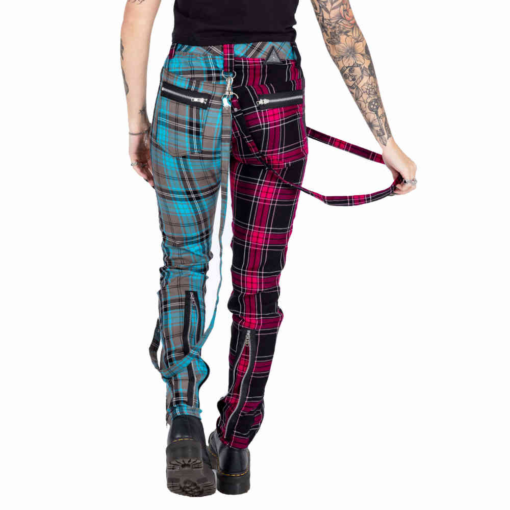 Chemical Black - Azaria Pants standard fit - Pink/Blue